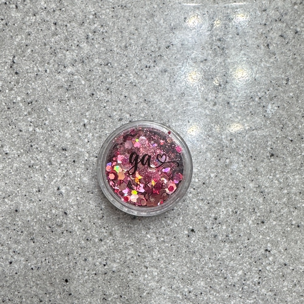 Eyeshadow Pink Glitter Pot